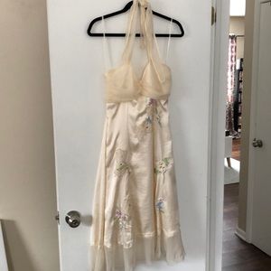 NWT Silk Embroidered Charlotte Russe Dress